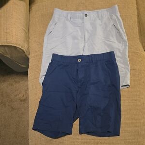 2 Pair Mens Sz 32 Under Armour Shorts Golf Drive